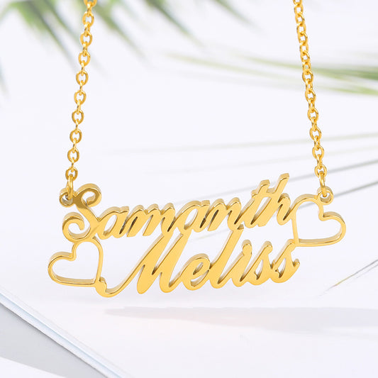 Custom Name Stainless Steel Necklace | PERSONALIZED - ChoreGirl