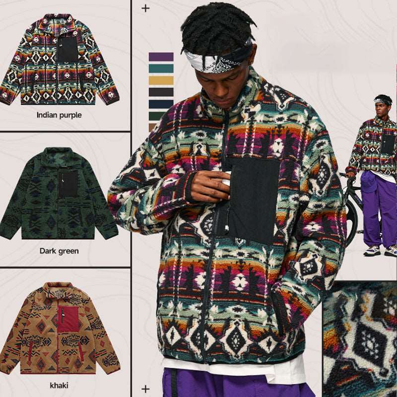Unisex Couples Fleece-lined Warm Jacket - ChoreGirl