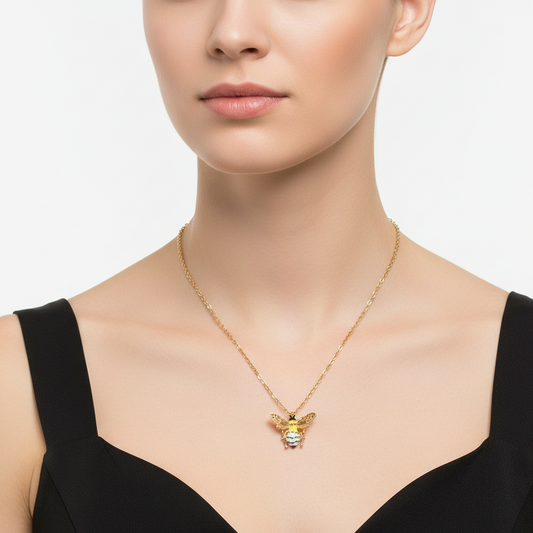 Women's Little Bumble Bee Necklace