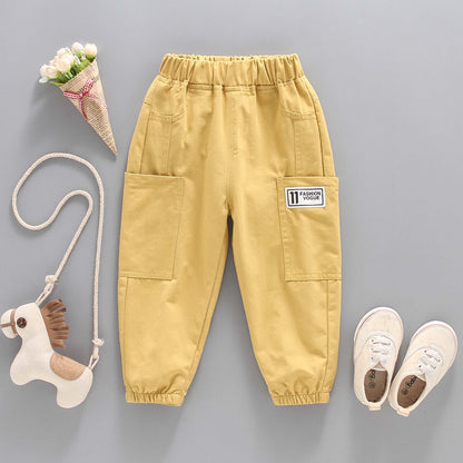 Baby Boys and Girls Solid Color Casual Pants - ChoreGirl