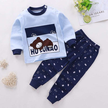 Baby Cotton Pajamas, Loungewear Two-piece Set - ChoreGirl