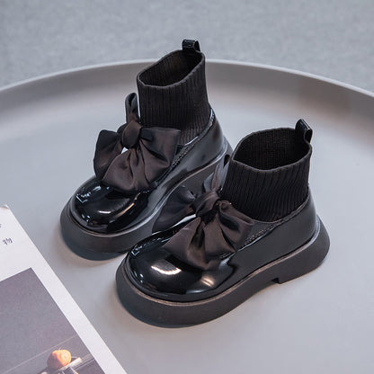 Girls Little Bow Princess Style Rubber Boots - ChoreGirl