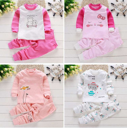 Baby Cotton Pajamas, Loungewear Two-piece Set - ChoreGirl