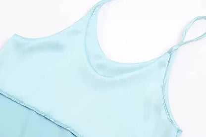 Women's Italian Camisole Spaghetti Strap V-neck Top - ChoreGirl