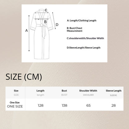 Elegant Solid Color Lace-Trimmed Robe - Women's Satin