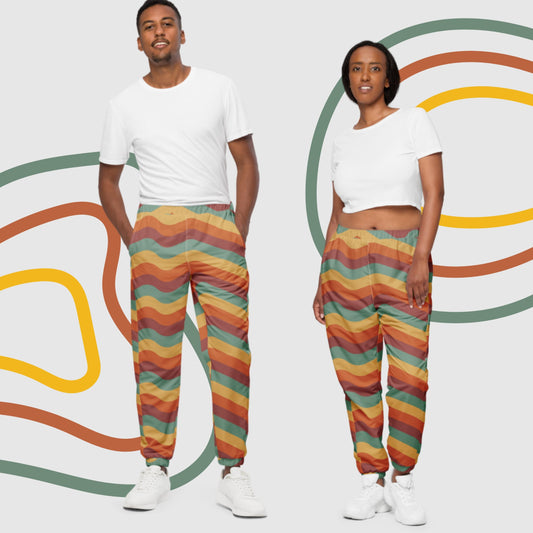 Custom Unisex Retro Vibe Track Pants | PERSONALIZED - ChoreGirl