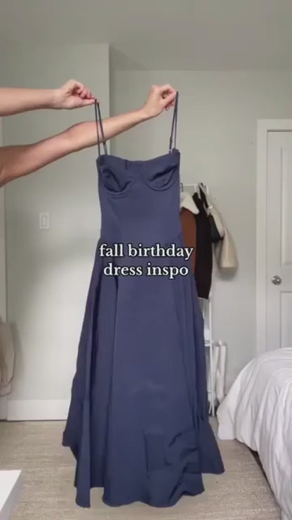 Women's Floral Print Dress With Straps