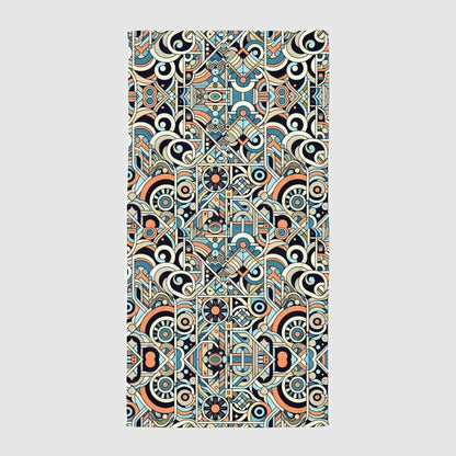 Custom Abstract Print Beach Towel | PERSONALIZED - ChoreGirl