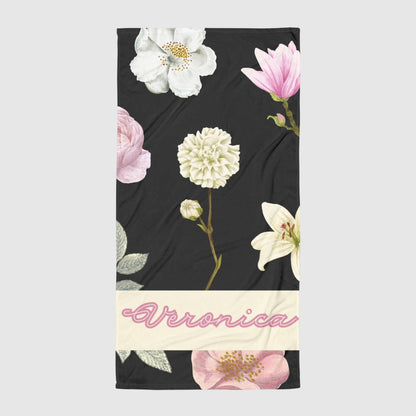 Custom Name Beach Towel | PERSONALIZED - ChoreGirl