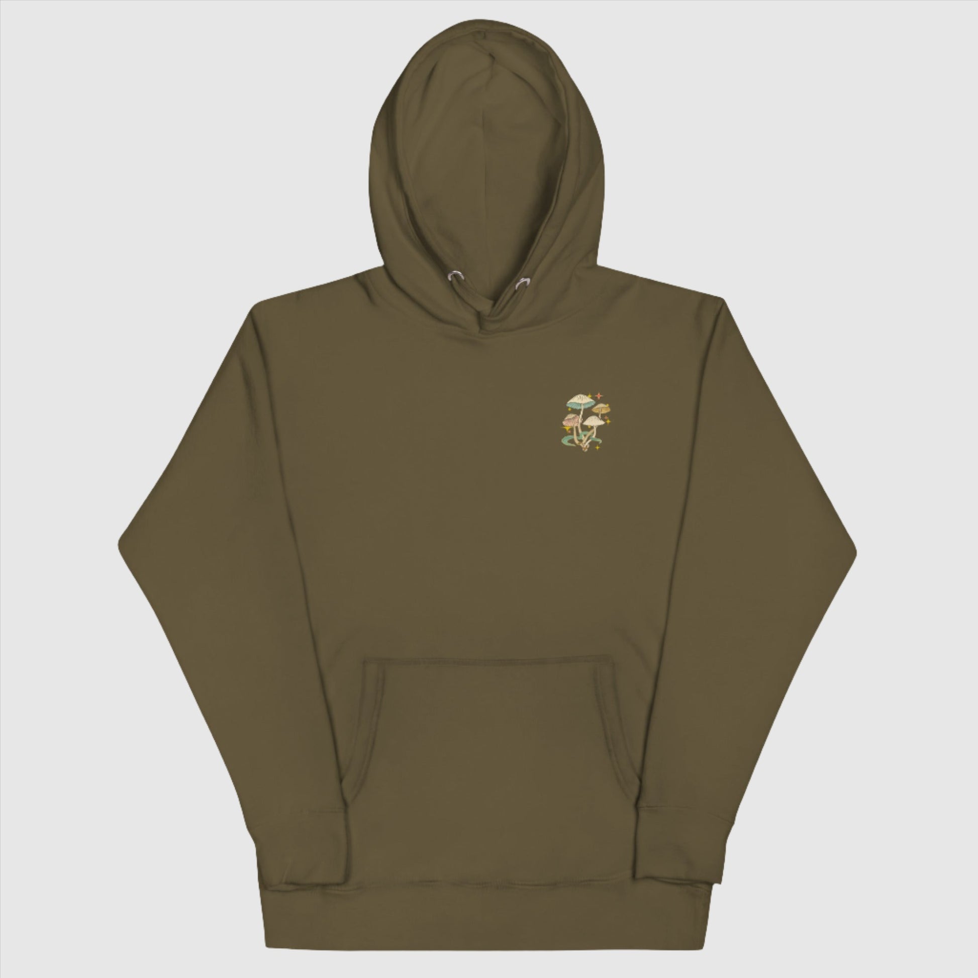 Custom Unisex Mushroom Skull Hoodie | PERSONALIZED - ChoreGirl