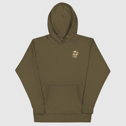 Custom Unisex Mushroom Skull Hoodie | PERSONALIZED - ChoreGirl