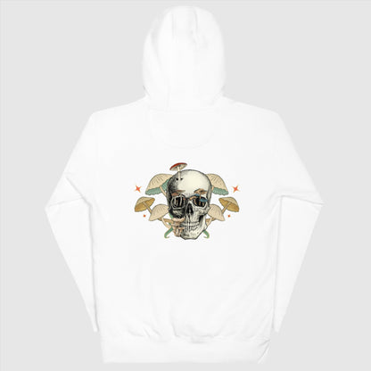 Custom Unisex Mushroom Skull Hoodie | PERSONALIZED - ChoreGirl