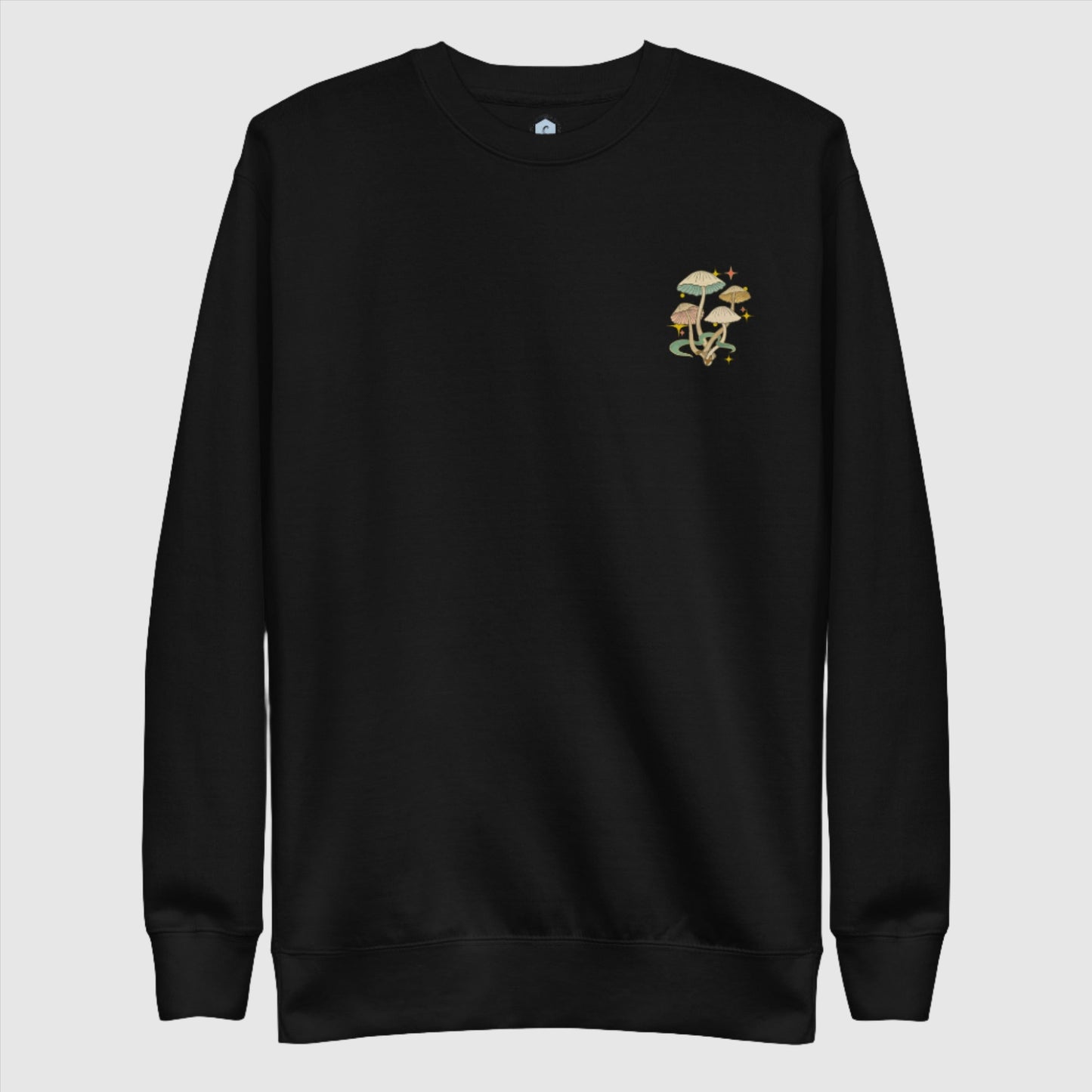 Custom Unisex Skull Mushroom Premium Sweatshirt | PERSONALIZED - ChoreGirl