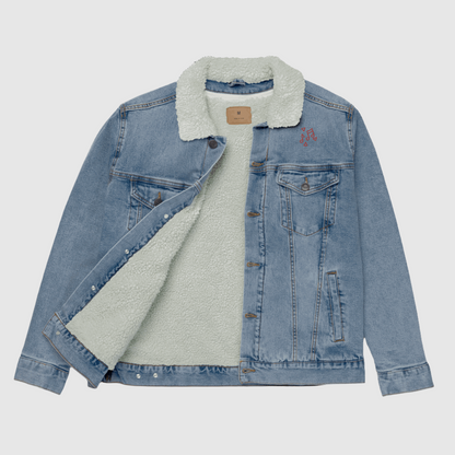 Custom Unisex Music Lover Denim Sherpa Jacket | PERSONALIZED - ChoreGirl