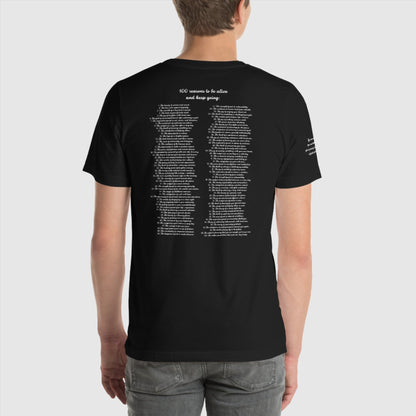 Custom Unisex 100 Reasons to Keep Going Sweatshirt T-Shirt | PERSONALIZED - ChoreGirl
