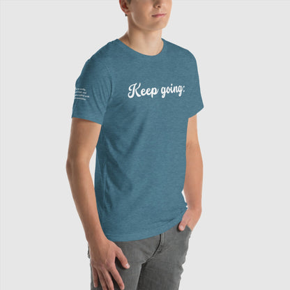 Custom Unisex 100 Reasons to Keep Going Sweatshirt T-Shirt | PERSONALIZED - ChoreGirl