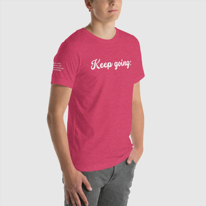 Custom Unisex 100 Reasons to Keep Going Sweatshirt T-Shirt | PERSONALIZED - ChoreGirl