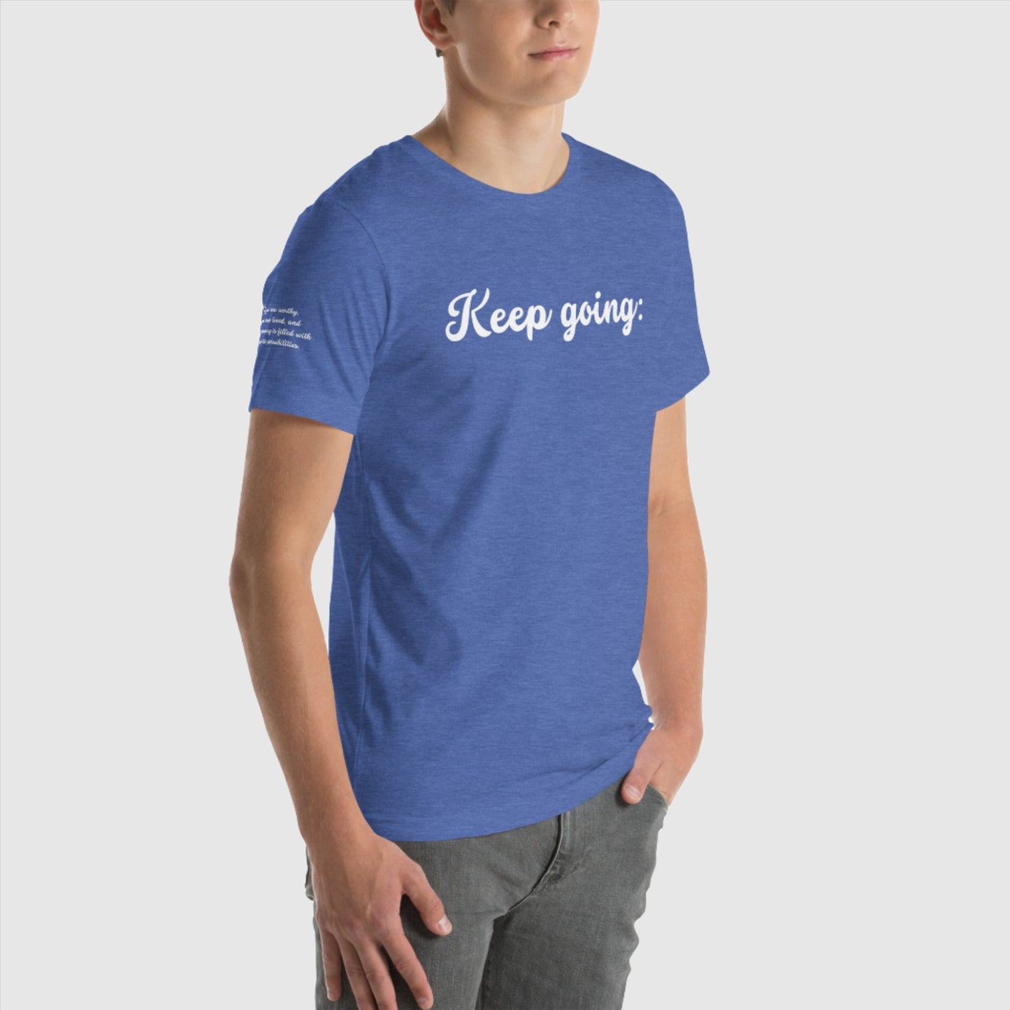 Custom Unisex 100 Reasons to Keep Going Sweatshirt T-Shirt | PERSONALIZED - ChoreGirl