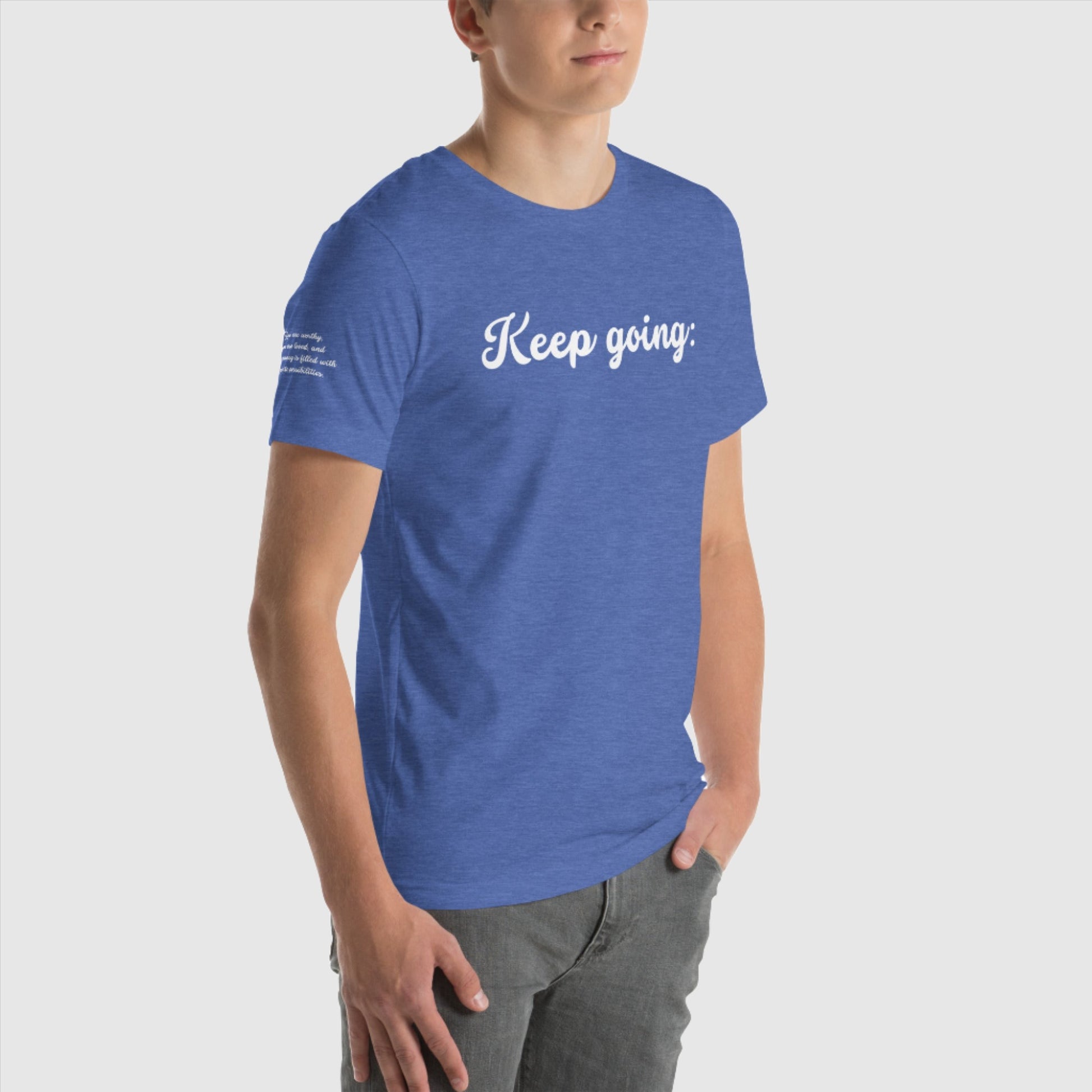 Custom Unisex 100 Reasons to Keep Going Sweatshirt T-Shirt | PERSONALIZED - ChoreGirl