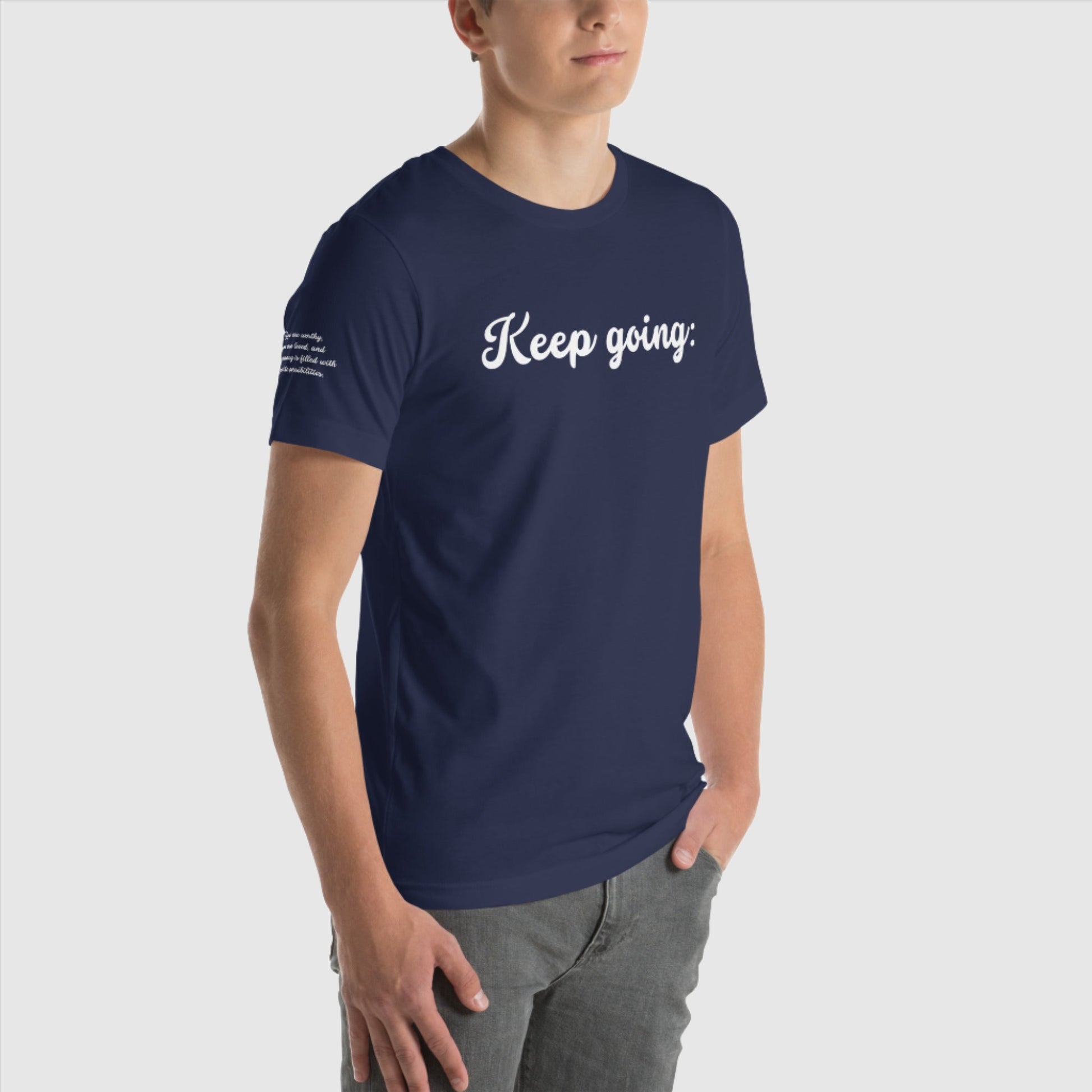 Custom Unisex 100 Reasons to Keep Going Sweatshirt T-Shirt | PERSONALIZED - ChoreGirl
