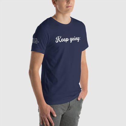 Custom Unisex 100 Reasons to Keep Going Sweatshirt T-Shirt | PERSONALIZED - ChoreGirl