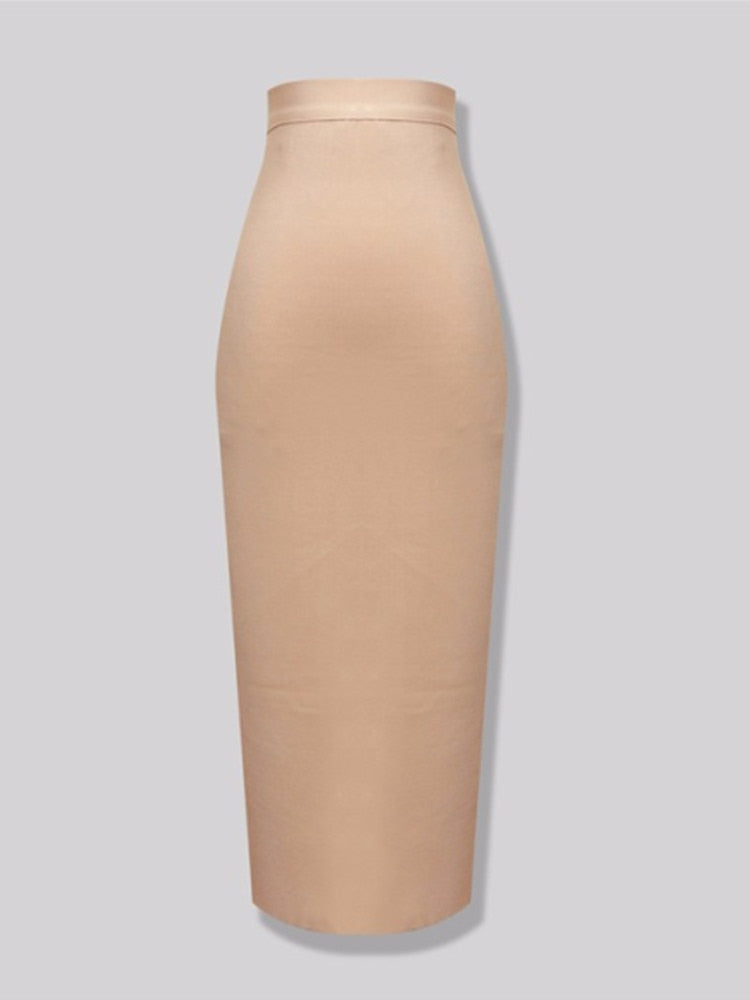 Women's Elegant Elastic Bandage Pencil Skirt - ChoreGirl