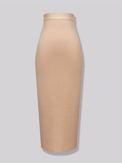 Women's Elegant Elastic Bandage Pencil Skirt - ChoreGirl